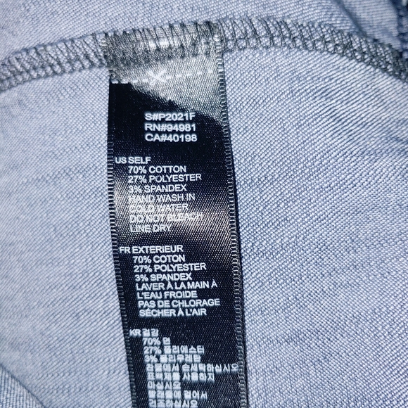 OBO Military style denim vest. SIZE S. 34" bust. - Picture 6 of 7